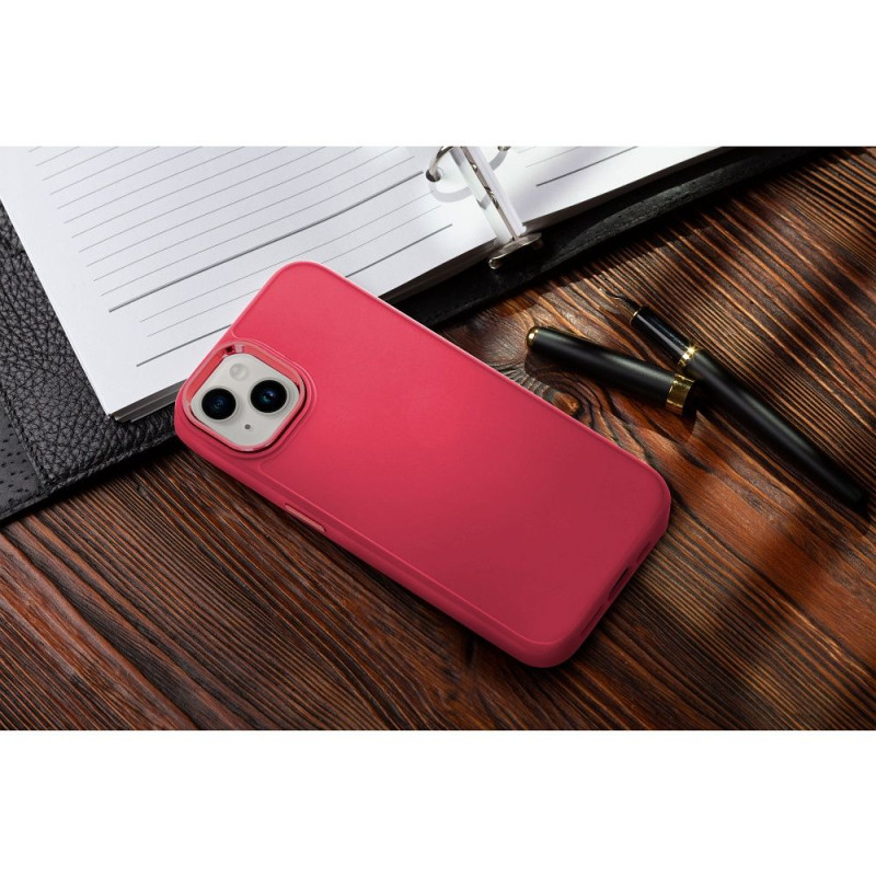 Viedtālruņa aizmugurējais vāciņš Apple iPhone 13 Frame case Burgundy