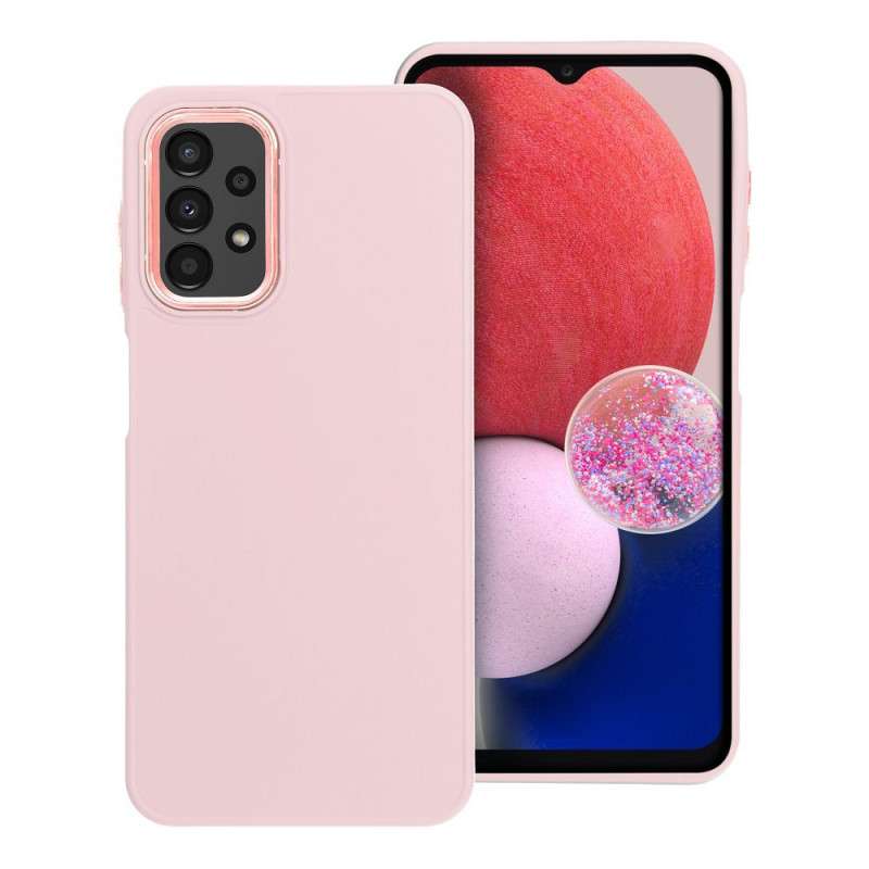 Viedtālruņa aizmugurējais vāciņš Samsung Galaxy A13 Frame case Pink