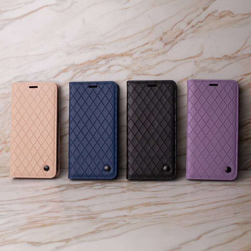 Viedtālruņa atveramais maciņš Xiaomi Redmi Note 11 / 11S Smart Caro Black