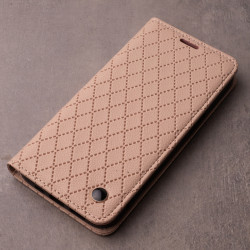 Viedtālruņa atveramais maciņš Samsung Galaxy A54 5G Smart Caro Beige