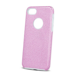 Viedtālruņa aizmugurējais vāciņš Apple iPhone 15 Pro Max Glitter 3 in 1 Pink