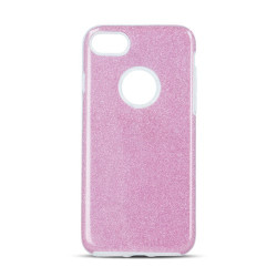 Viedtālruņa aizmugurējais vāciņš Apple iPhone 15 Pro Max Glitter 3 in 1 Pink