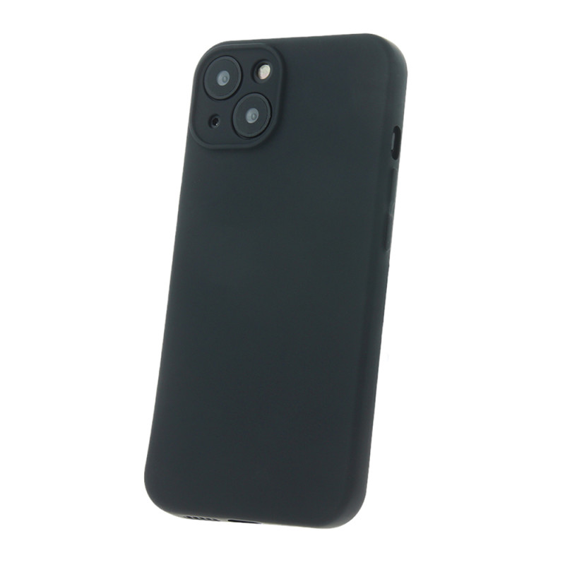 Viedtālruņa aizmugurējais vāciņš Apple Iphone 15 Plus Silicone case Black