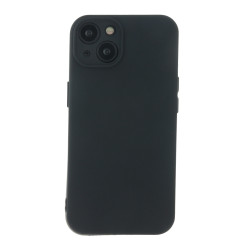 Viedtālruņa aizmugurējais vāciņš Apple Iphone 15 Plus Silicone case Black