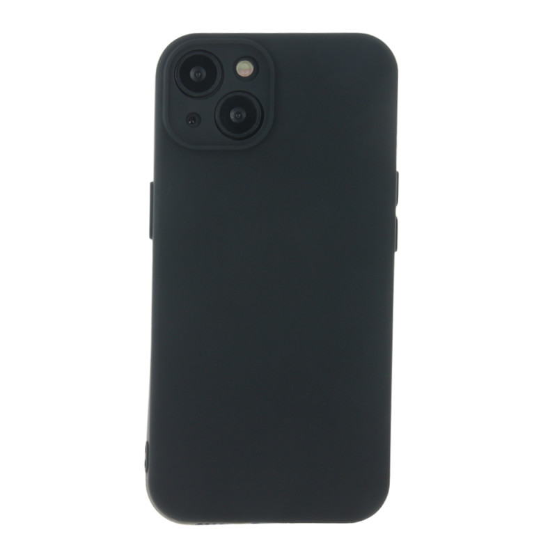 Viedtālruņa aizmugurējais vāciņš Apple Iphone 15 Plus Silicone case Black
