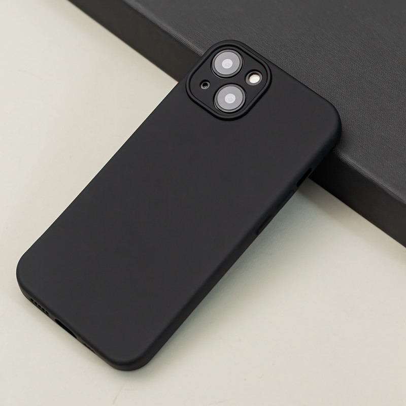 Viedtālruņa aizmugurējais vāciņš Apple iPhone 12 Pro Silicon Black