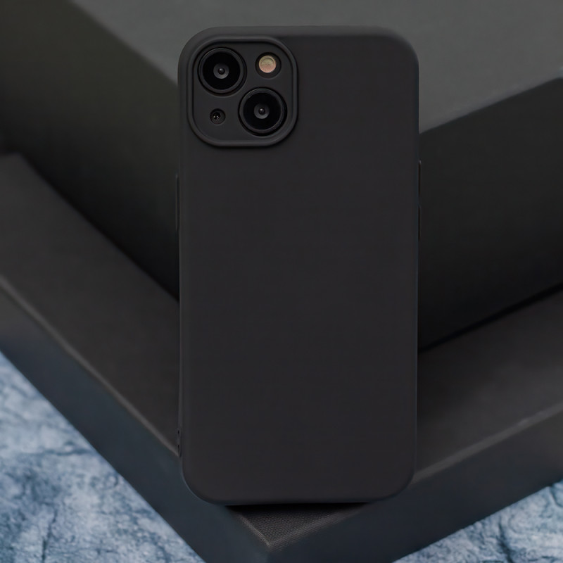 Viedtālruņa aizmugurējais vāciņš Apple iPhone 12 Pro Silicon Black