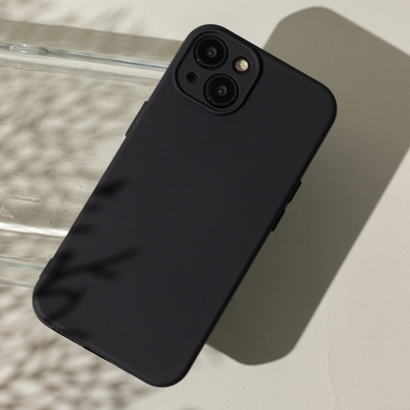 Viedtālruņa aizmugurējais vāciņš Apple iPhone 12 Pro Silicon Black