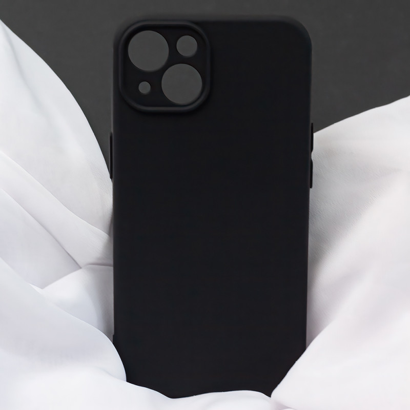 Viedtālruņa aizmugurējais vāciņš Apple iPhone 12 Pro Silicon Black
