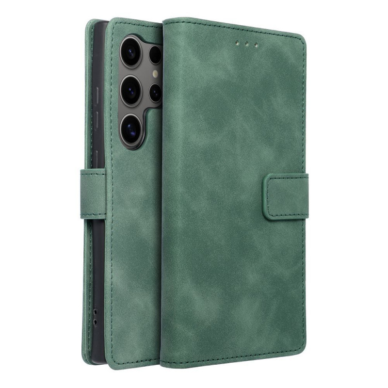 Viedtālruņa atveramais maciņš Samsung Galaxy S24 Ultra Tender Green