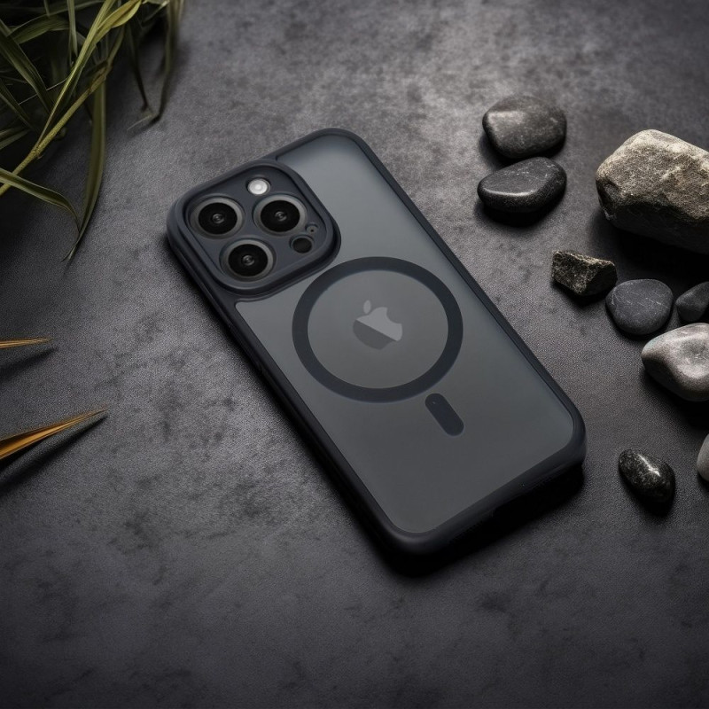 Viedtālruņa aizmugurējais vāciņš Apple iPhone 13 Pro Max Full matte mag Black