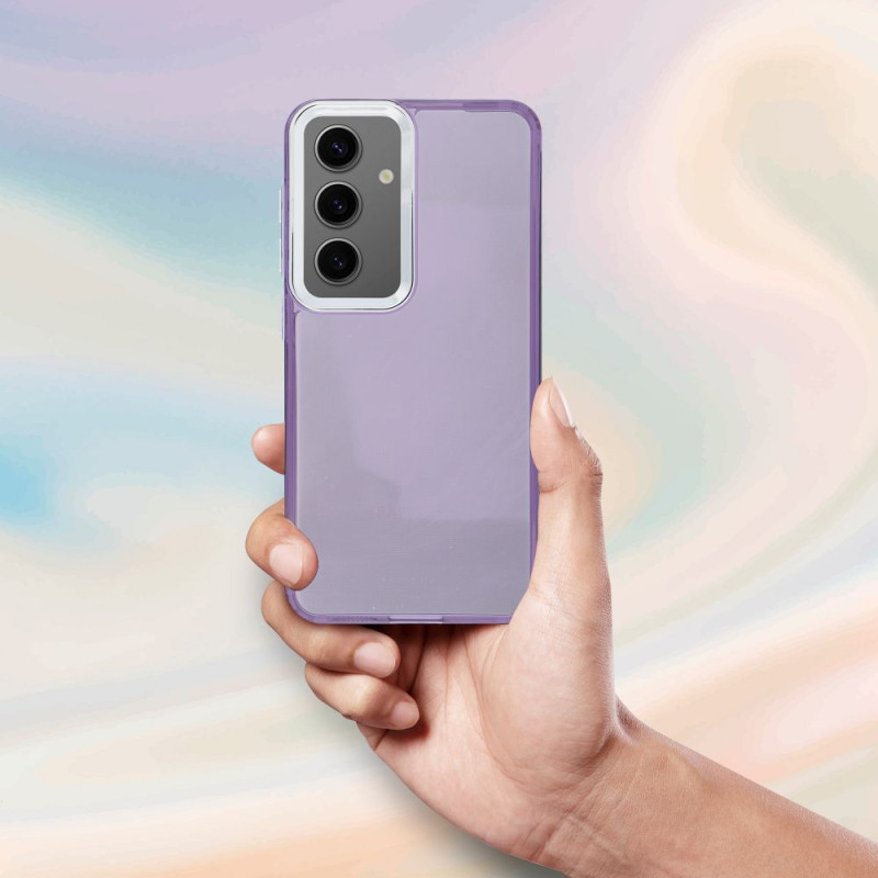 Viedtālruņa aizmugurējais vāciņš Samsung Galaxy A25 Violeta