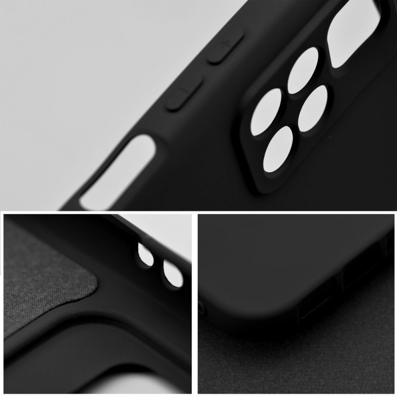 Viedtālruņa aizmugurējais vāciņš Xiaomi Redmi Note 13 Silicone case Black