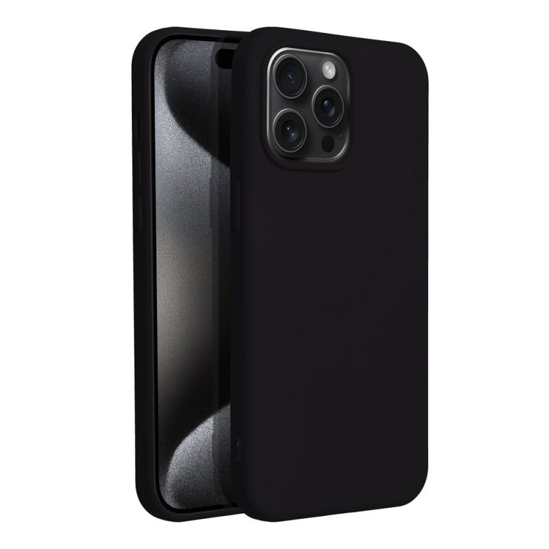 Viedtālruņa aizmugurējais vāciņš Apple iPhone 15 Pro Max Melna