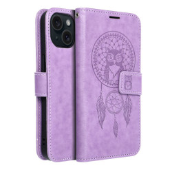 Viedtālruņa atveramais maciņš Apple Iphone 15 Mezzo Book Dreamcatcher Purple