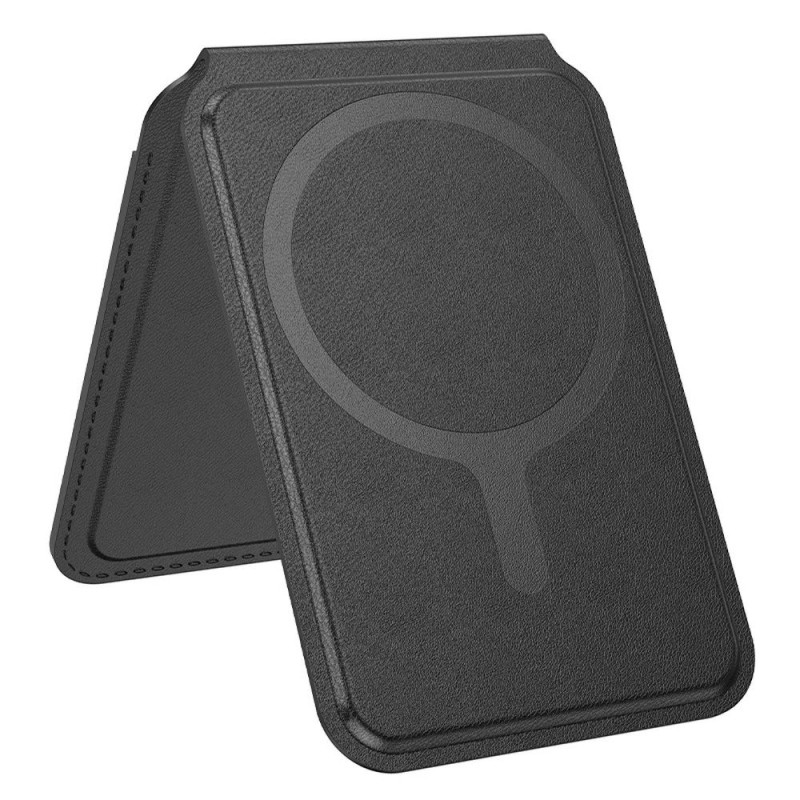 Apple magnetic wallet compatible with MagSafe GT3 Melns