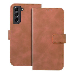 Viedtālruņa atveramais maciņš Samsung Galaxy S21 FE Tender Brown