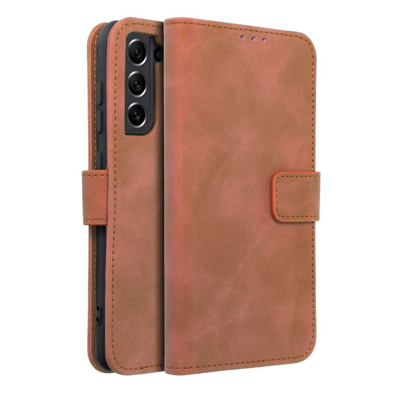 Viedtālruņa atveramais maciņš Samsung Galaxy S21 FE Tender Brown
