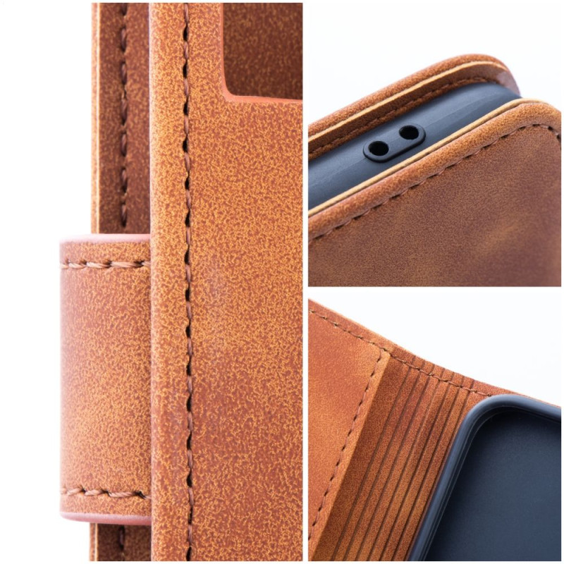 Viedtālruņa atveramais maciņš Samsung Galaxy S21 FE Tender Brown