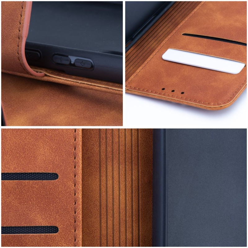 Viedtālruņa atveramais maciņš Samsung Galaxy S21 FE Tender Brown