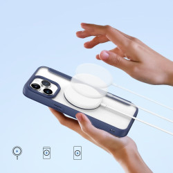 Viedtālruņa atveramais maciņš Apple iPhone 15 Pro Max Zila