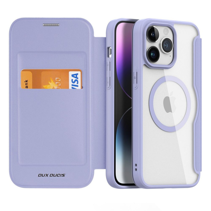 Viedtālruņa atveramais maciņš Apple iPhone 15 Pro Max Violeta