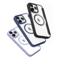 Viedtālruņa atveramais maciņš Apple iPhone 15 Pro Max Violeta
