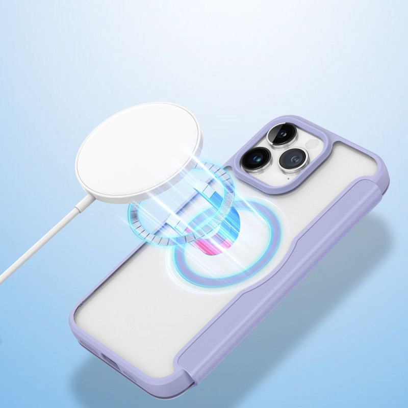 Viedtālruņa atveramais maciņš Apple iPhone 15 Pro Max Violeta