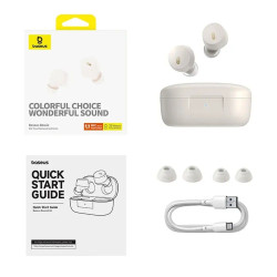 Bezvadu austiņas Wireless Earphones E18 White