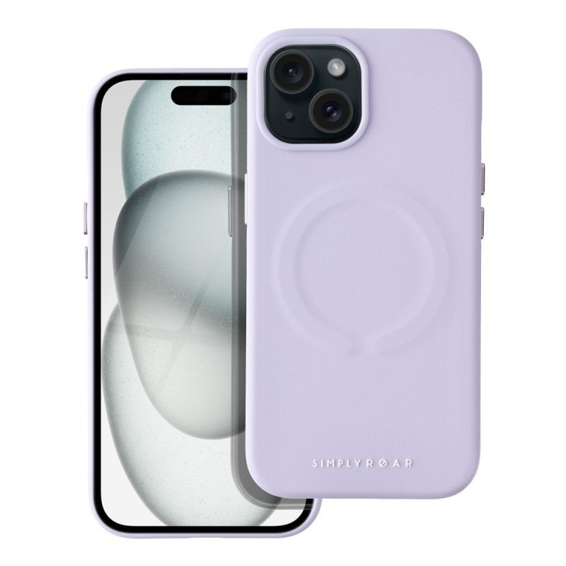 Viedtālruņa aizmugurējais vāciņš Apple Iphone 15 Violeta