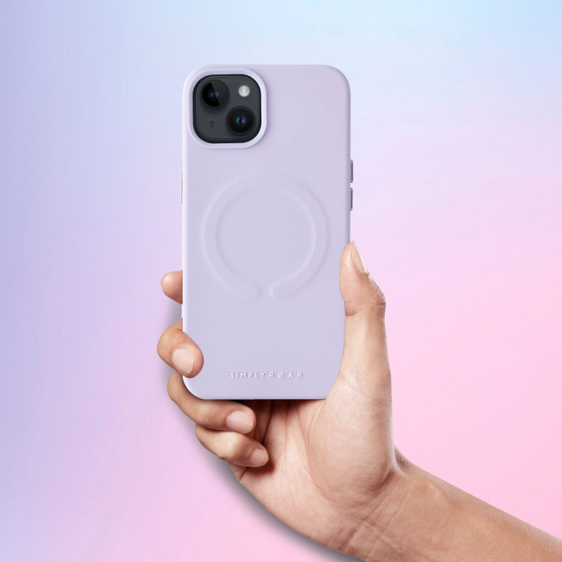 Viedtālruņa aizmugurējais vāciņš Apple Iphone 15 Violeta