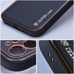 Viedtālruņa aizmugurējais vāciņš Samsung Galaxy S23 FE Leather Black