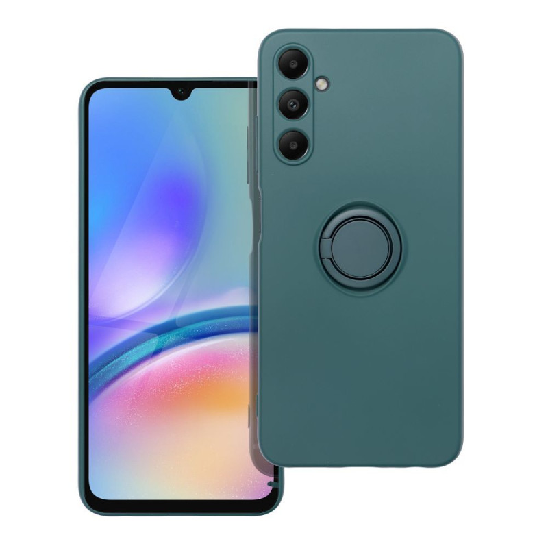 Viedtālruņa aizmugurējais vāciņš Samsung Galaxy A05S Silicone Ring Green