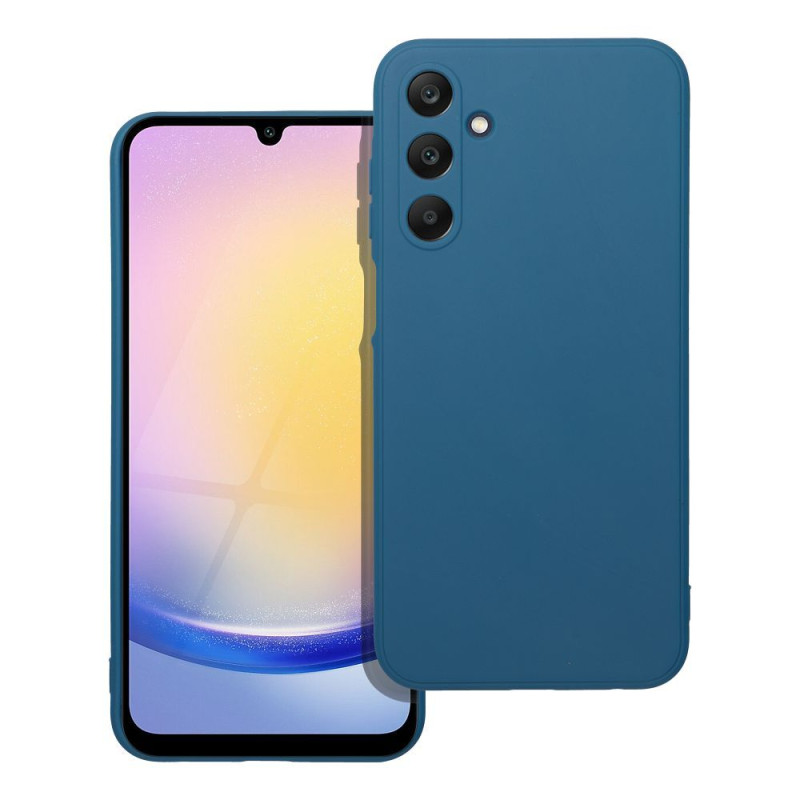Viedtālruņa aizmugurējais vāciņš Samsung Galaxy A25 Zila