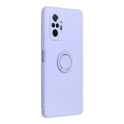Viedtālruņa aizmugurējais vāciņš Xiaomi Redmi Note 11 5G / 11S 5G Silicone Ring Violet