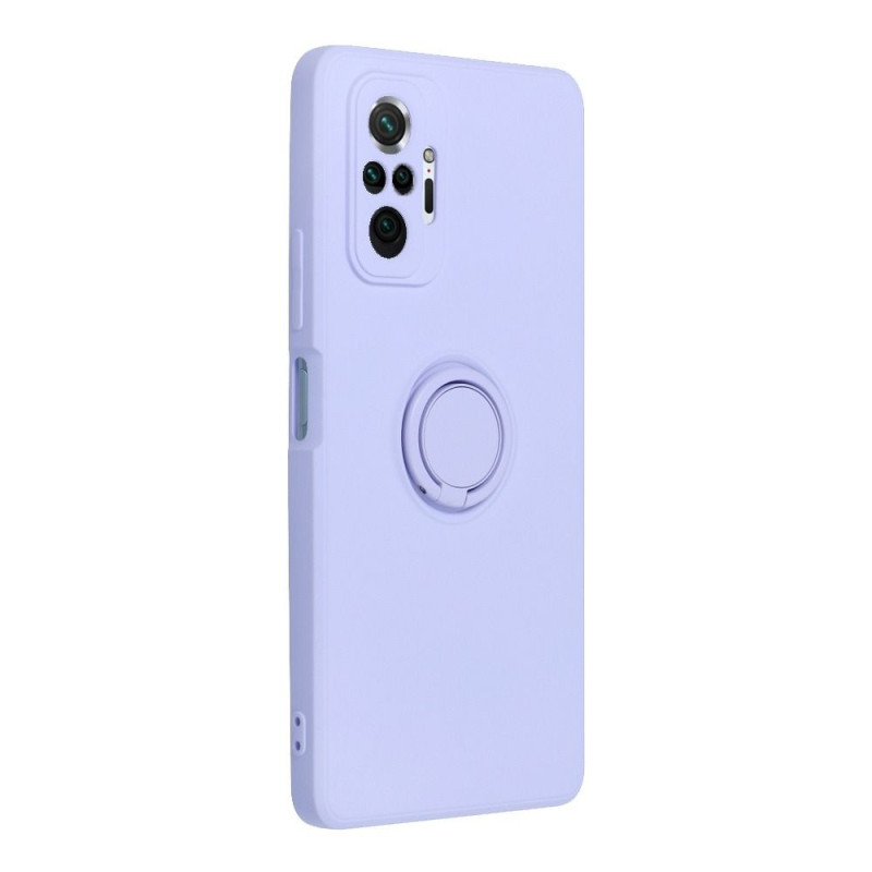 Viedtālruņa aizmugurējais vāciņš Xiaomi Redmi Note 11 5G / 11S 5G Silicone Ring Violet
