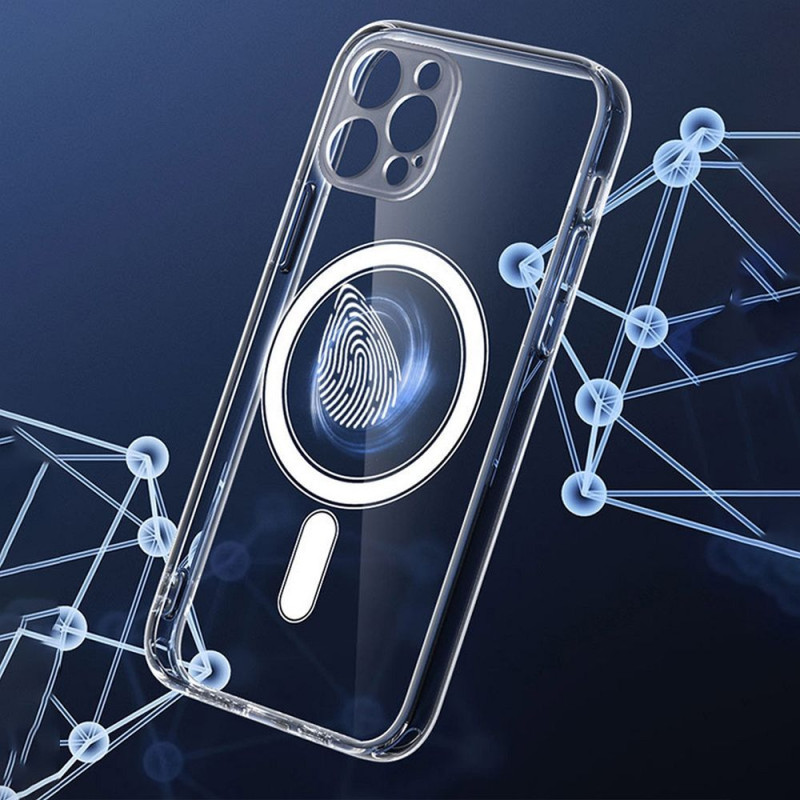 Viedtālruņa aizmugurējais vāciņš Apple iPhone 13 Pro Max Magsafe Camera protectiom Transparent