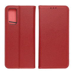 Viedtālruņa atveramais maciņš Apple iPhone 12 Pro Leather Case Maroon