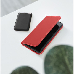 Viedtālruņa atveramais maciņš Apple iPhone 12 Pro Leather Case Maroon