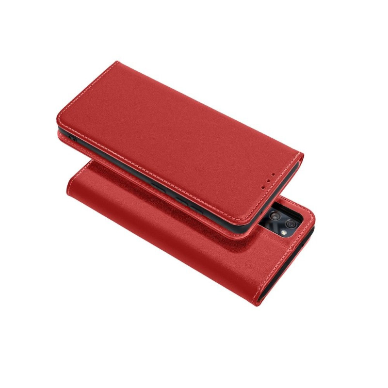 Viedtālruņa atveramais maciņš Apple iPhone 12 Pro Leather Case Maroon