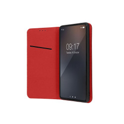 Viedtālruņa atveramais maciņš Apple iPhone 12 Pro Leather Case Maroon