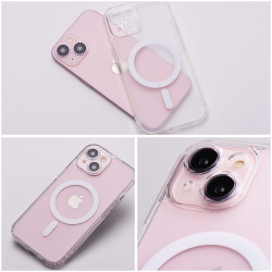 Viedtālruņa aizmugurējais vāciņš Apple iPhone 11 Frost Mag cover camera protection Transparent