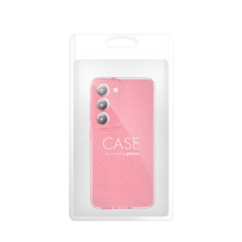 Viedtālruņa aizmugurējais vāciņš Samsung Galaxy A15 5G Clear Case Pink