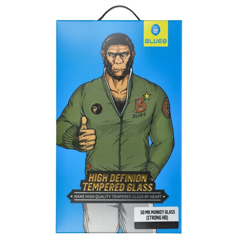 Viedtālruņa aizsargstikls Apple iPhone XR Mr. Monkey Glass Strong HD