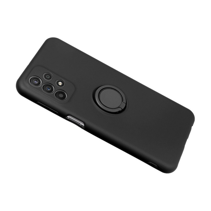 Viedtālruņa atveramais maciņš Samsung Galaxy Z Flip 5 5G Silicone Ring Black