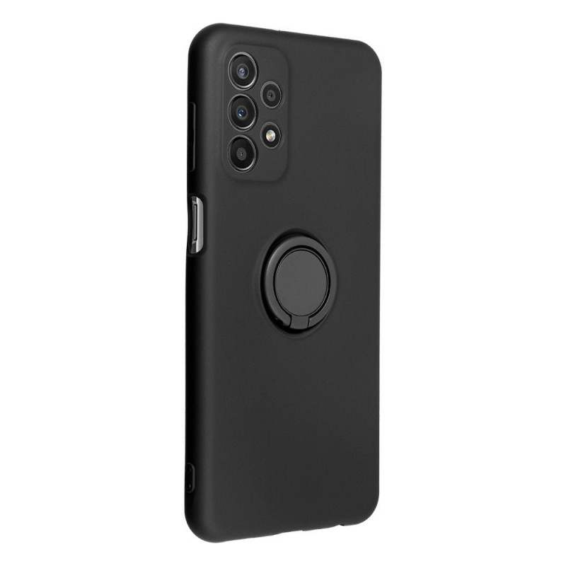 Viedtālruņa atveramais maciņš Samsung Galaxy Z Flip 5 5G Silicone Ring Black