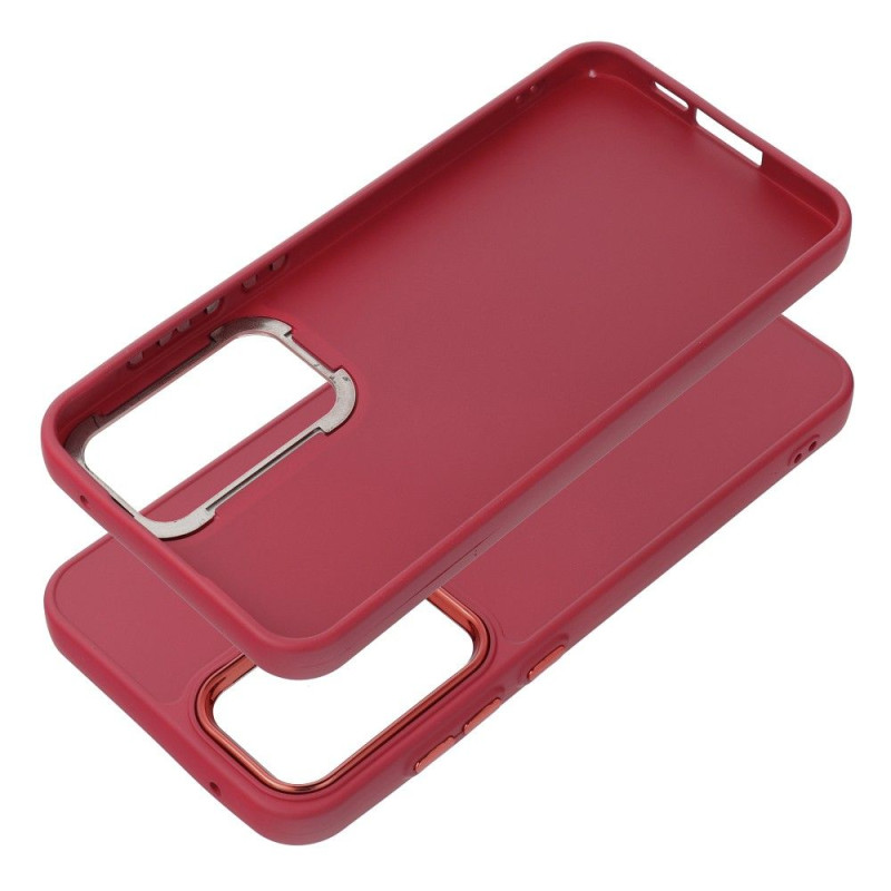 Viedtālruņa aizmugurējais vāciņš Samsung Galaxy A55 5G Frame Maroon