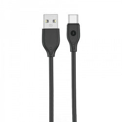 Universal USB-A to USB-C Melns