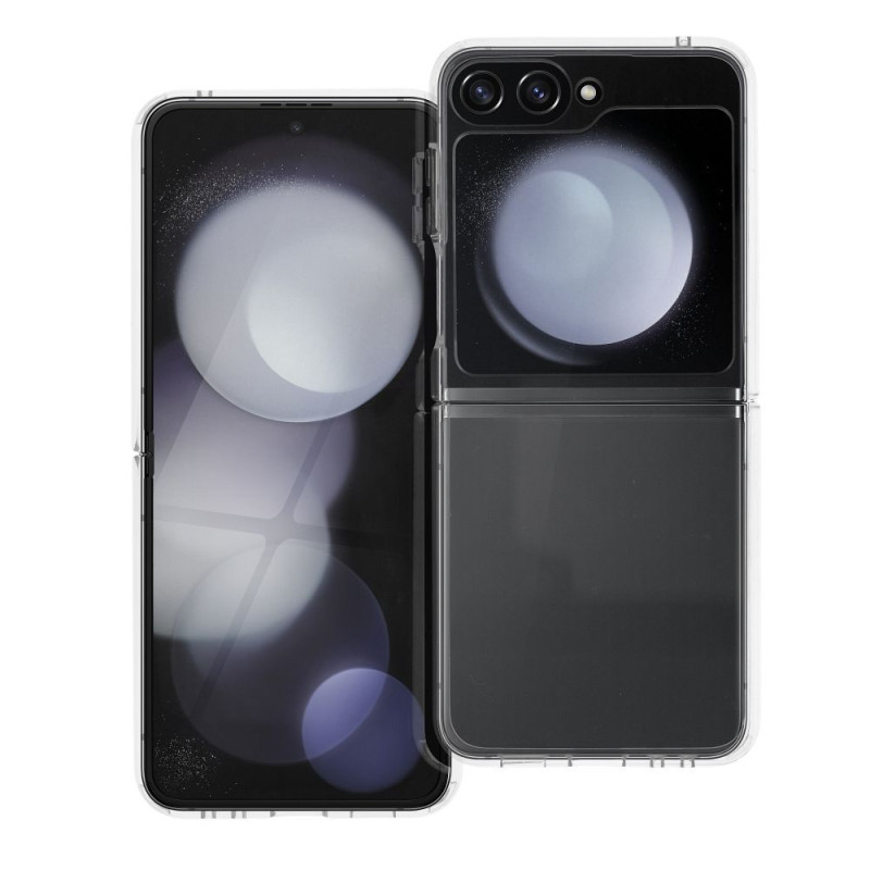 Viedtālruņa aizmugurējais vāciņš Samsung Galaxy Z Flip 5 5G Clear Transparent