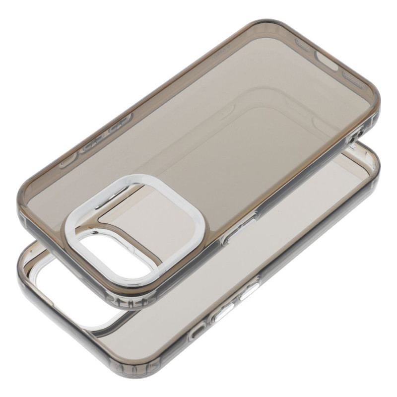 Viedtālruņa aizmugurējais vāciņš Apple iPhone 16 Pro Pearl Black, Transparent